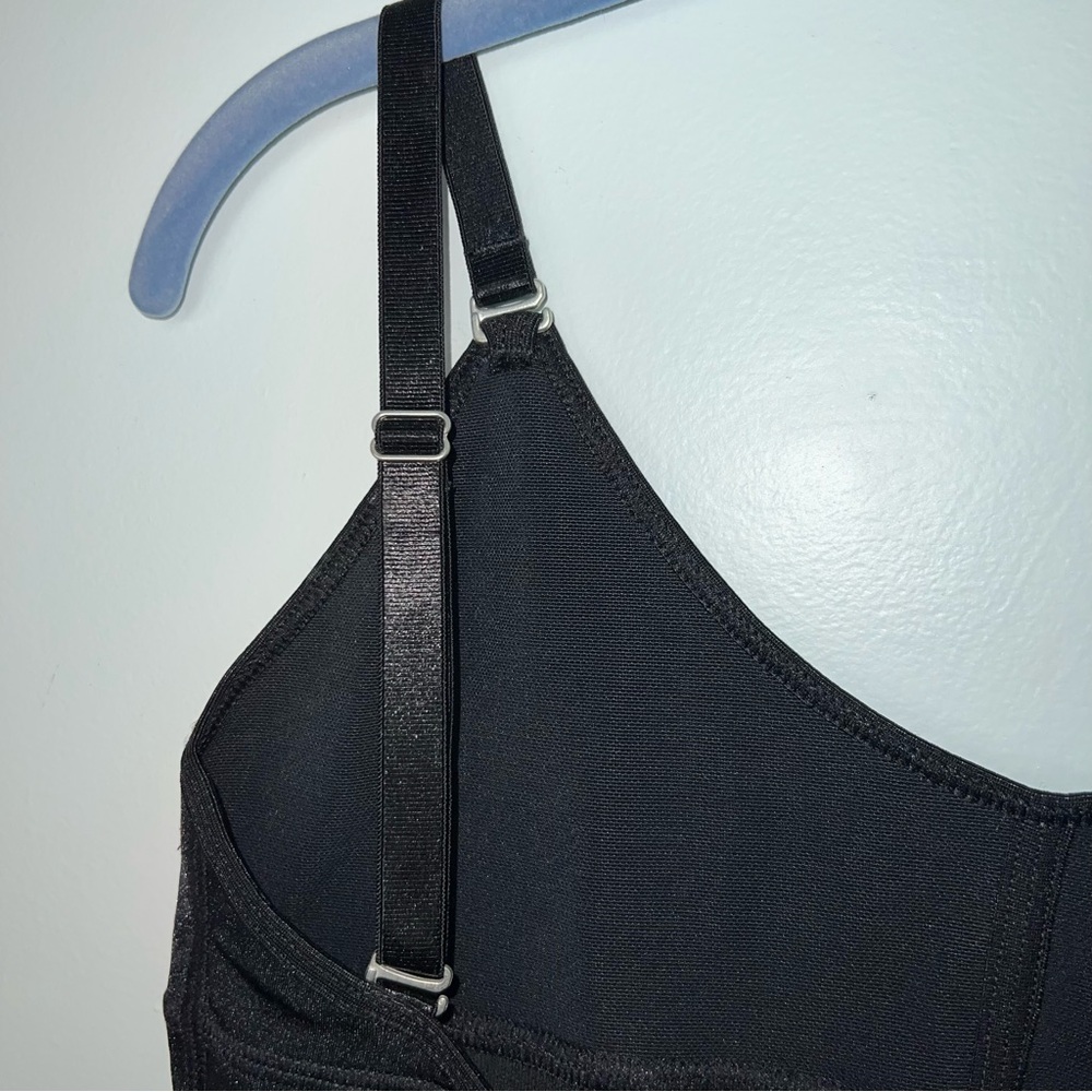 Ardyss Compression Shapewear Bodysuit Waist Trainer Thigh Slimmer Black L 38 - Picture 4 of 11